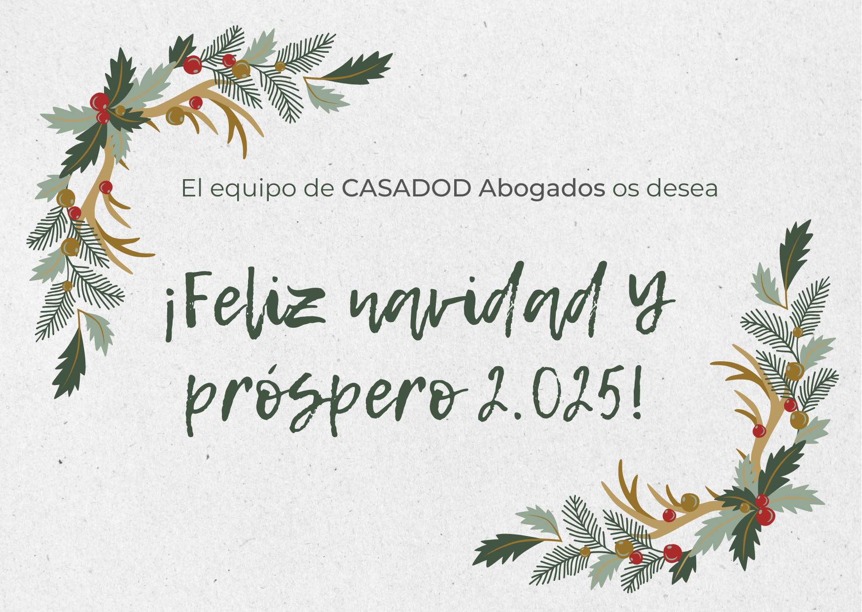 CASADOD FELIZ NAVIDAD 2024/2025